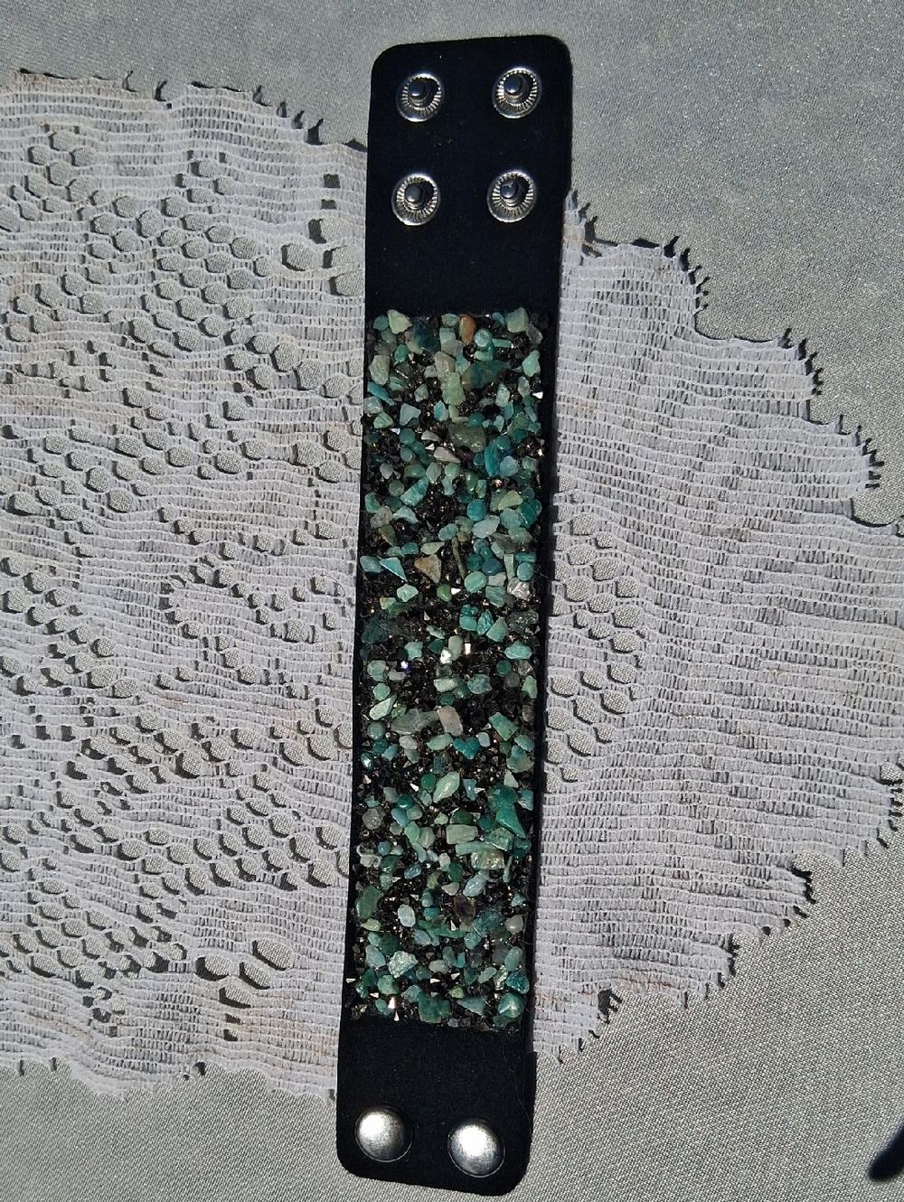 Suede & Stone Braclet - Picture 4 of 5